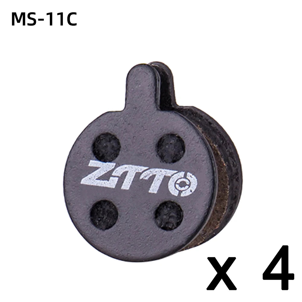 ZTTO 4-Pair Semi-Metal Ceramic MTB Disc Brake Pads – Quiet, Strong