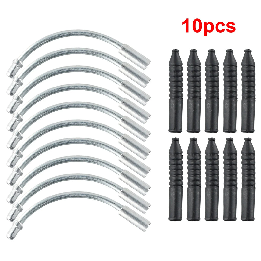 Set de 10 pièces de noodle et de boîtier V‑Brake pour VTT – Tuyau de guidage en aluminium/plastique