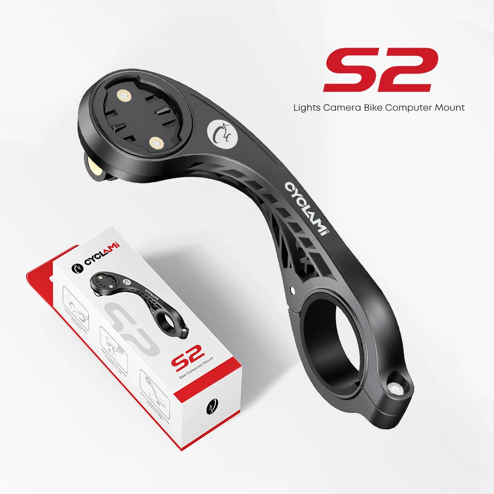 Support de compteur vélo S2 – Compatible Garmin, XOSS, iGPSPORT, Magene