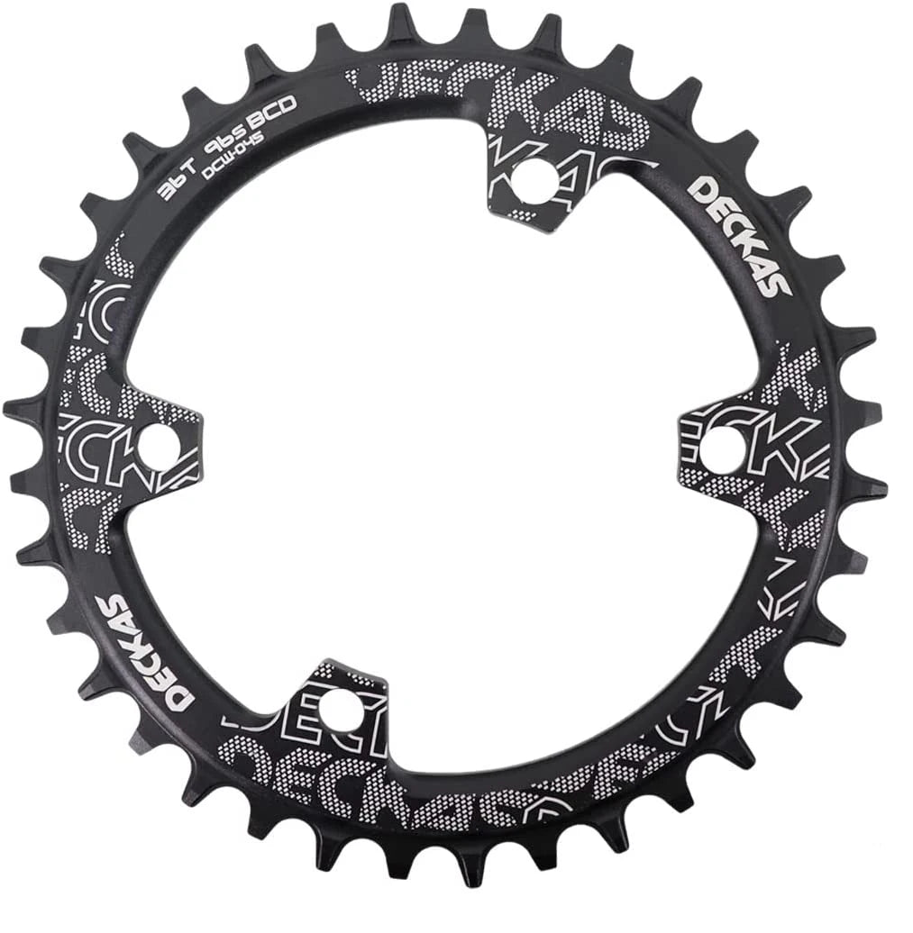 DECKAS 96 BCD Plateau asymétrique 36/34T pour Shimano E‑Bike