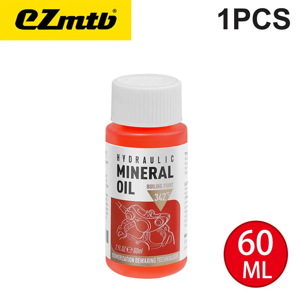 Óleo Hidráulico para Travões de Bicicleta Shimano & Kit Injetor de 2 Peças 60 ml