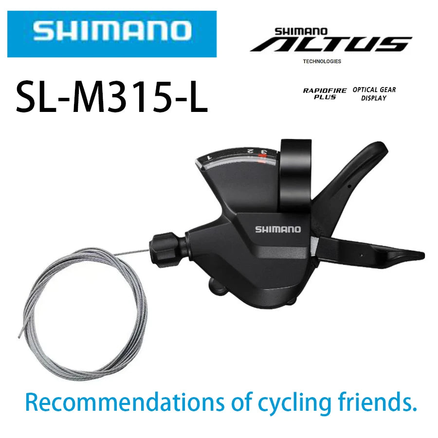 Shimano Altus 3x7 MTB Schimbător de viteze cu triger – Compatibil 2x7/3x7