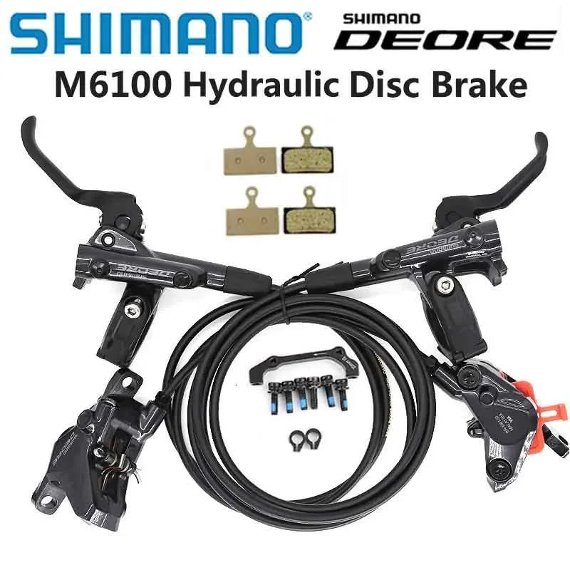 Kit de frein à disque hydraulique Shimano Deore M6100/M6120 – 2P/4P mise à niveau VTT