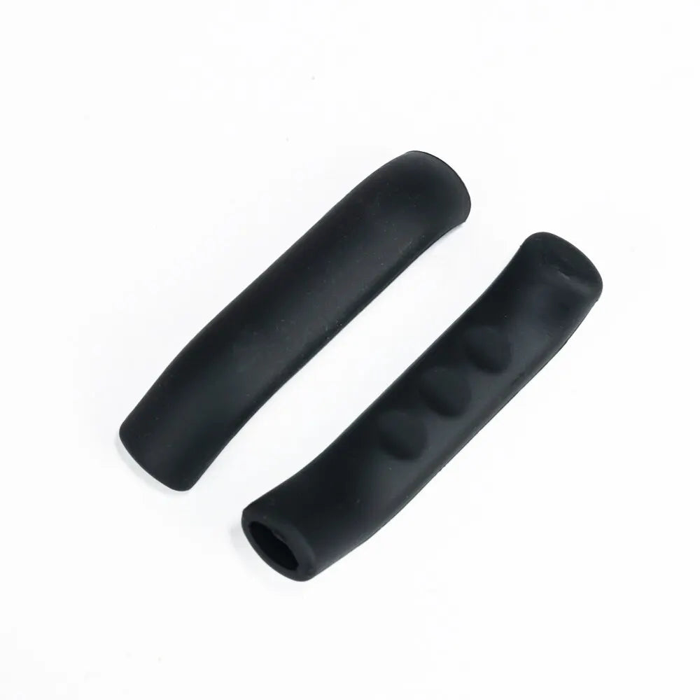 Cache de levier de frein en silicone noir – Pack de 2 anti‑glisse