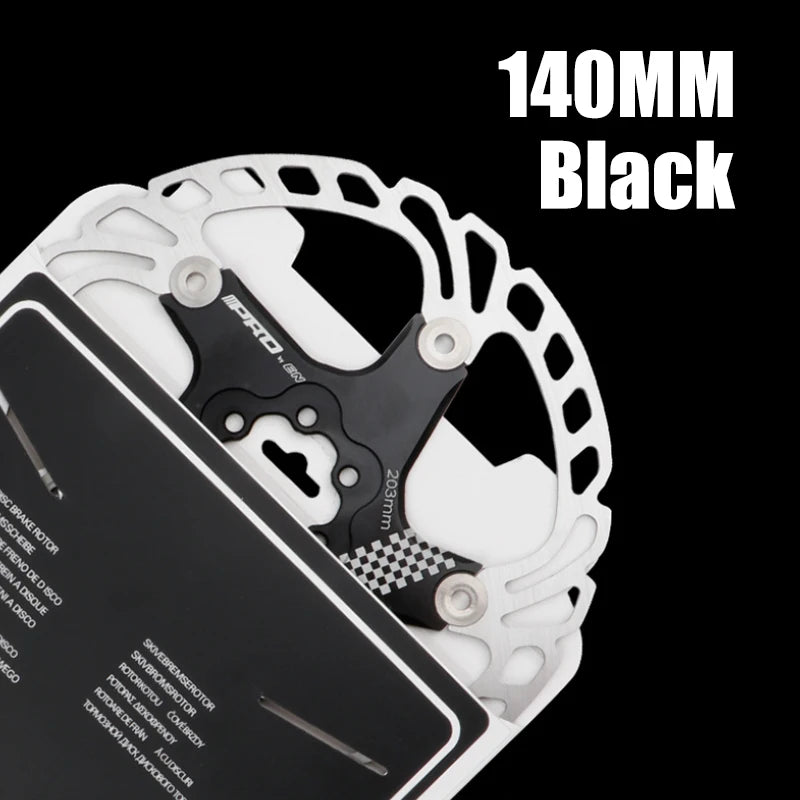Rotor de disque de frein flottant IIIPRO 140 mm bleu ultra‑léger pour vélos électriques