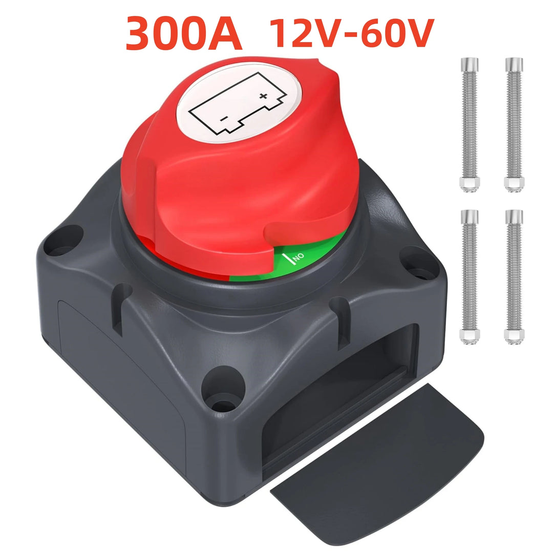 Interrupteur de déconnexion de batterie 3‑positions 600 A robuste – 12‑60V