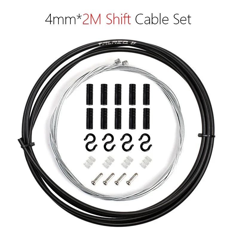 Kit de câble de frein et de changement 2m/2.5m 5mm rouge – VTT et vélo de route