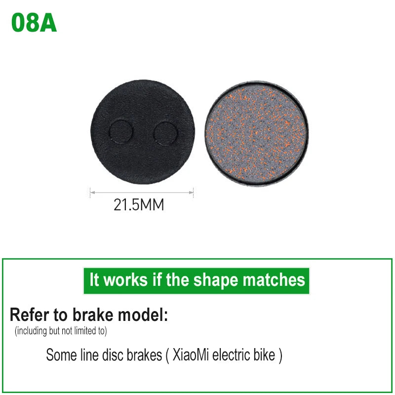Plăci de frână disc semi-metalice pentru Shimano, SRAM, Magura – 1 pereche