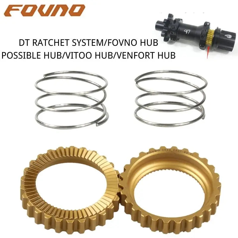 Kit de crémaillère Star FOVNO DR-106 60T pour moyeu libre DT Swiss – Acier/Ti