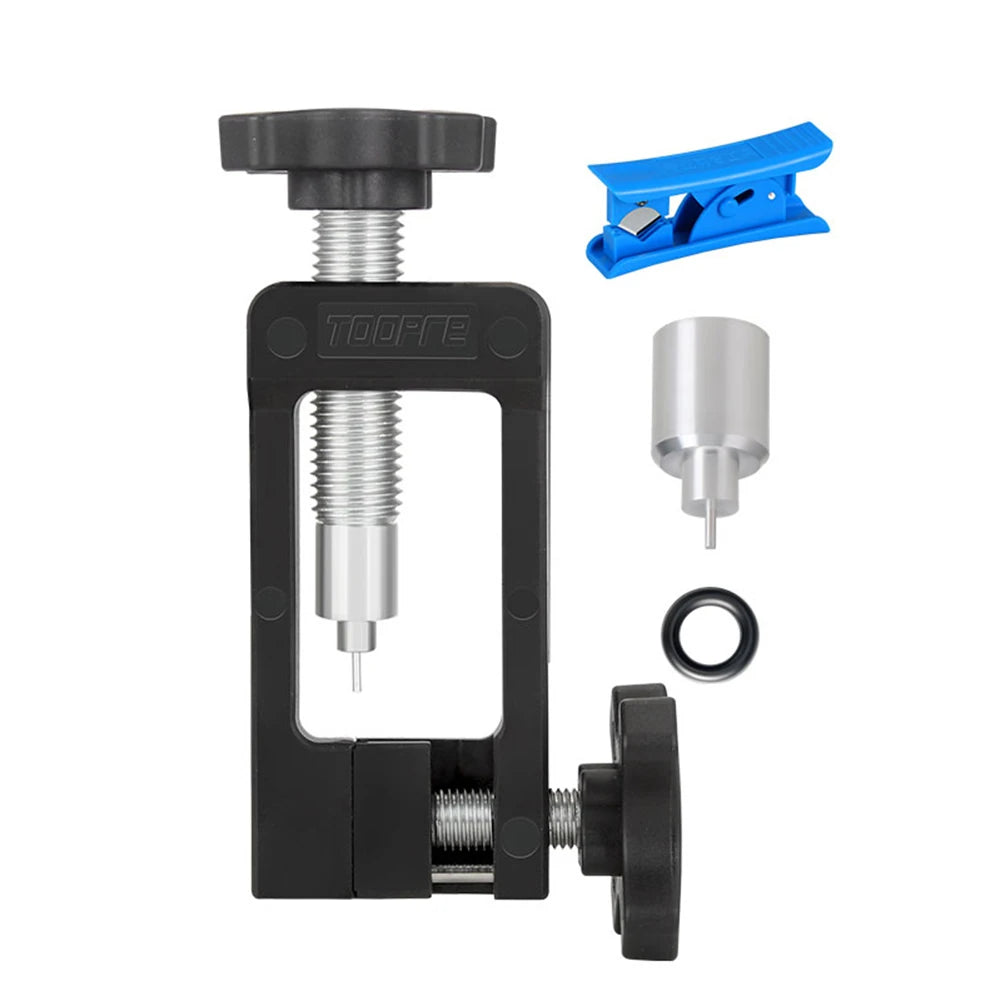 TOOPRE Coupe-tube de frein à disque hydraulique & Outil à aiguille d'huile pour vélos