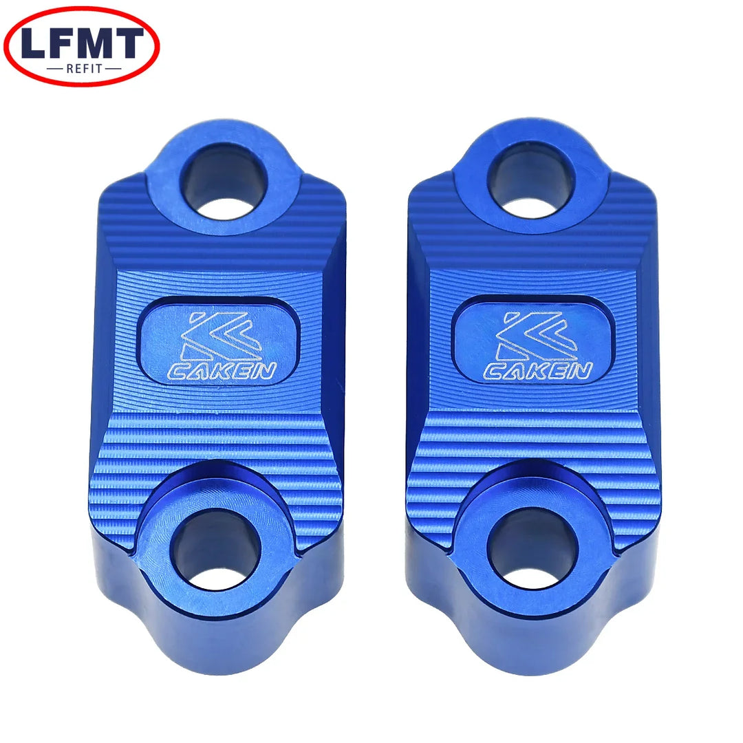 Couverture de pince de cylindre maître KTM rouge 22 mm aluminium CNC 2 pcs