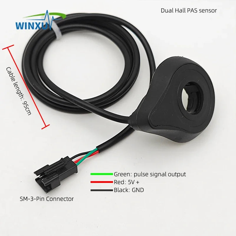 12‑magnetti Dual‑Hall PAS-anturi – vedenkestävä boost E‑MTB:lle