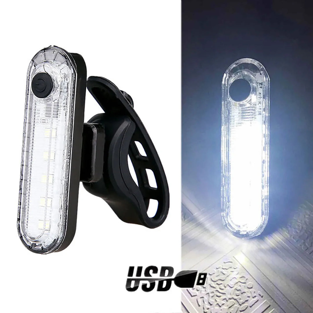 Feu arrière de vélo rouge rechargeable par USB – Ultra lumineux, étanche