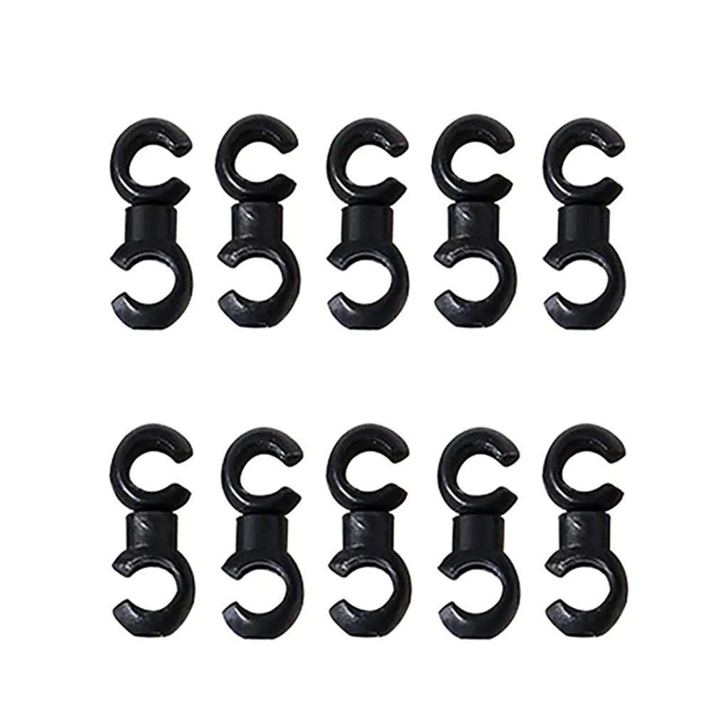 20pcs Guide de câble S-Style noir & boucle pour freins de vélo & dérailleurs