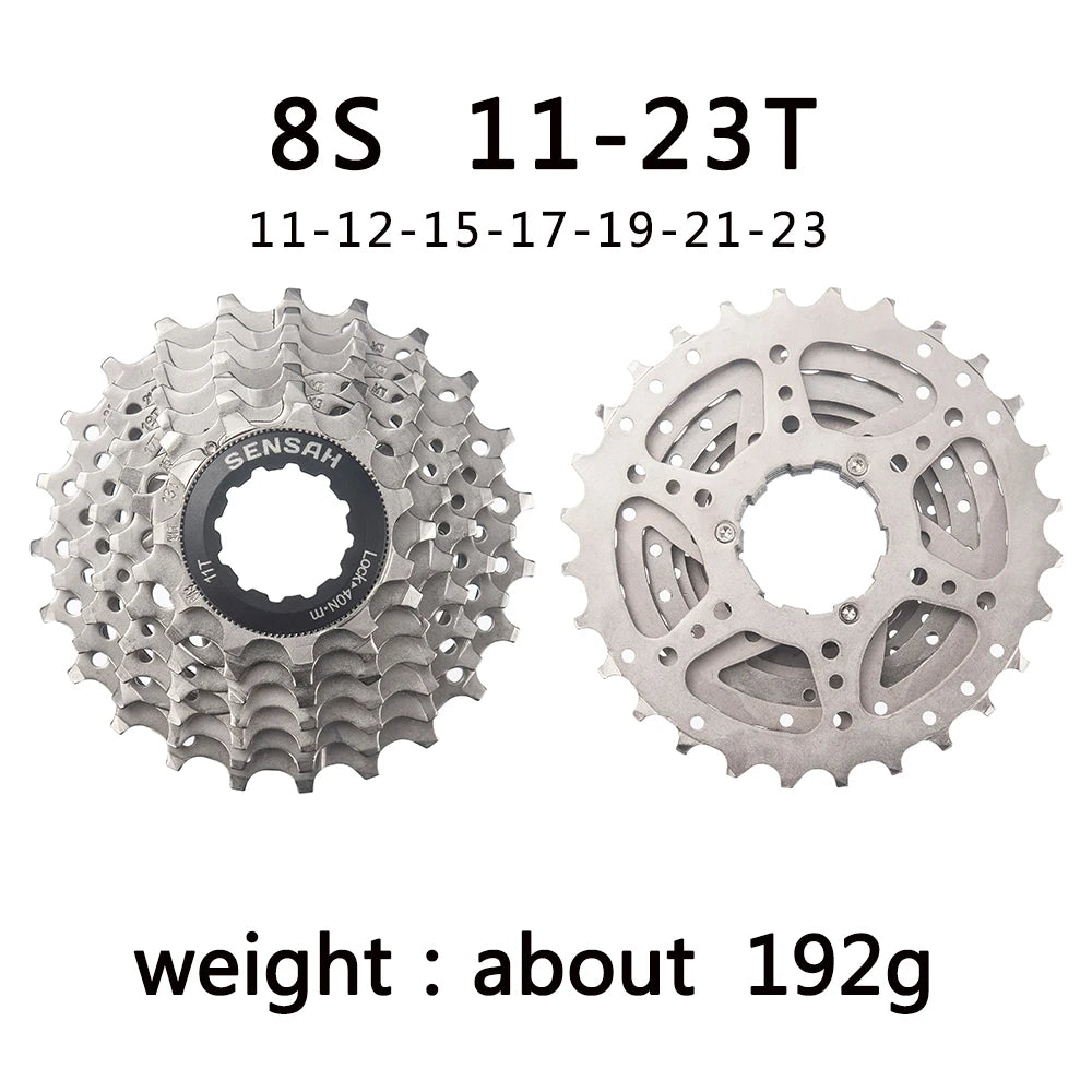SENSAH Cassete de 11 velocidades 11‑34T para bicicleta de estrada Freewheel Flywheel para HG