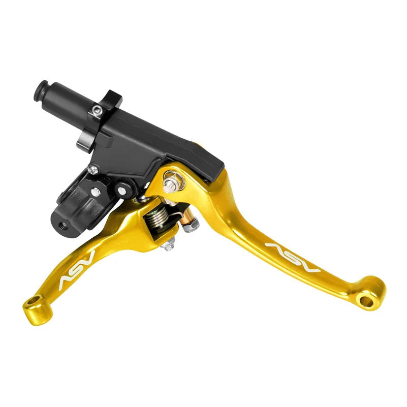 Ensemble de leviers d'embrayage et de frein pliants CNC argenté – Compatible avec KTM, Honda, Yamaha