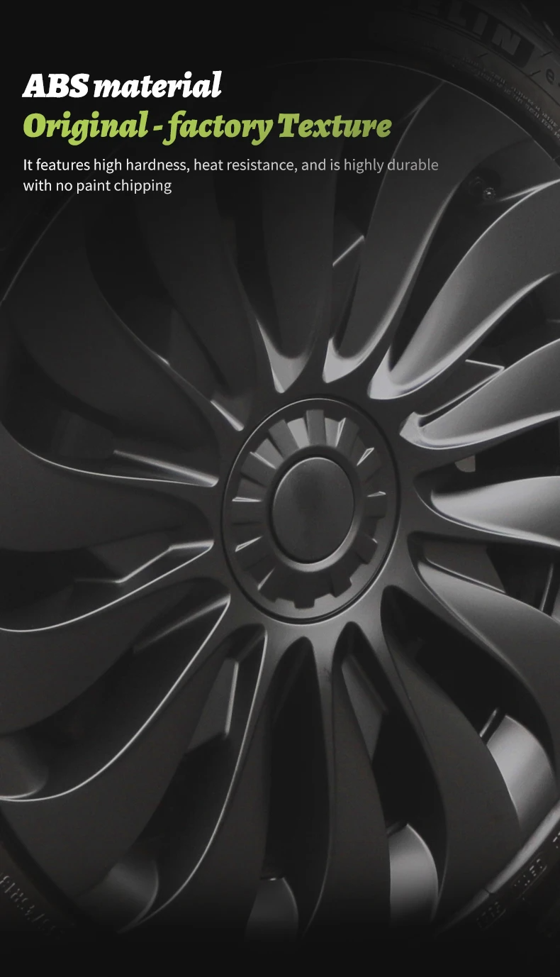 Tesla Model 3 Highland (2024+) 18" Hubcaps | Premium Upgrades