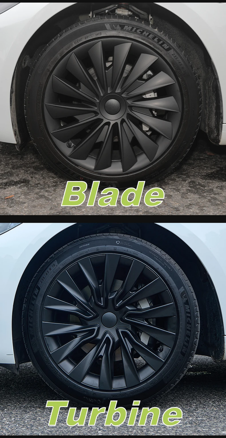 Tesla Model 3 Highland (2024+) 18" Hubcaps | Premium Upgrades