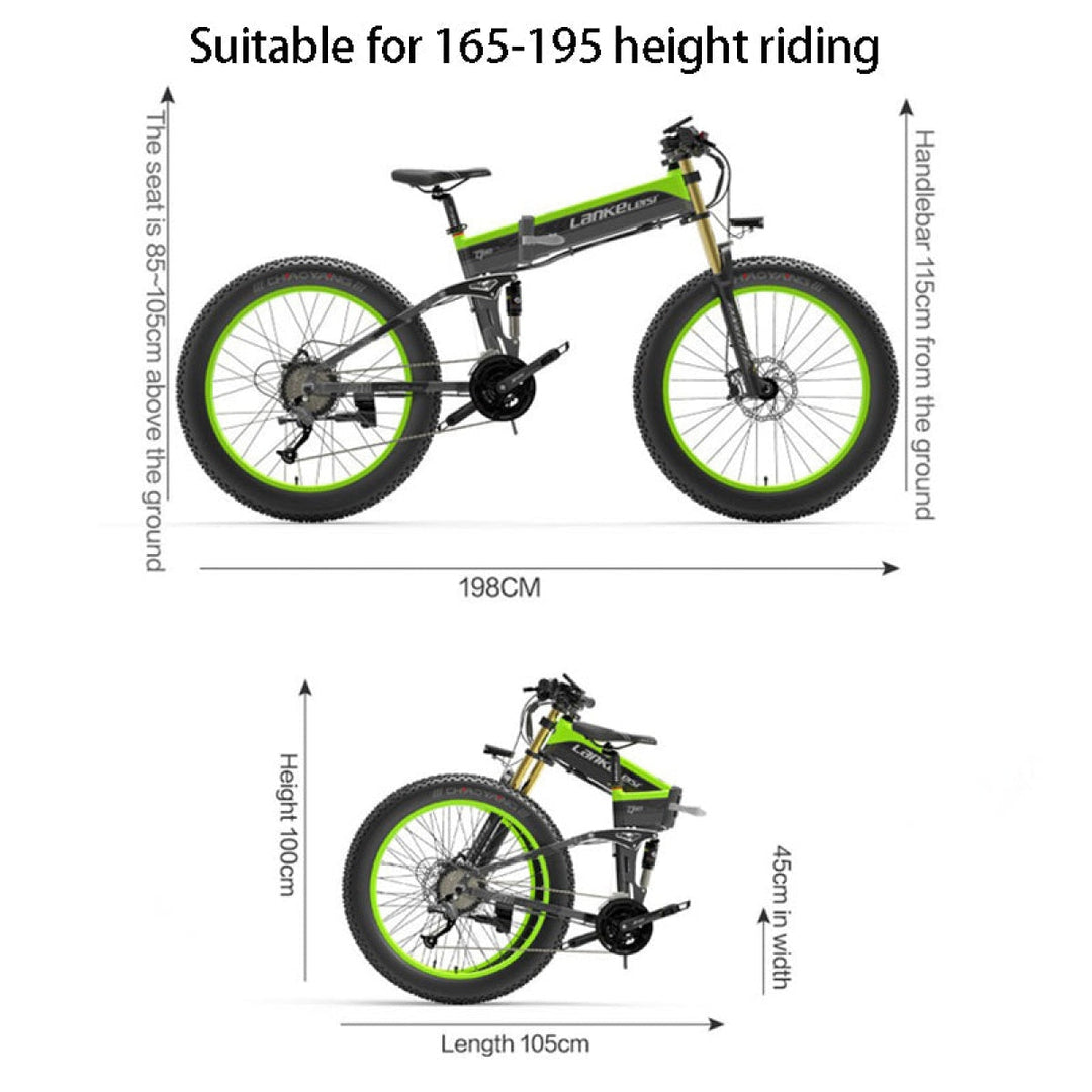 Lankeleisi XT750 Plus Vélo Électrique Fat Bike